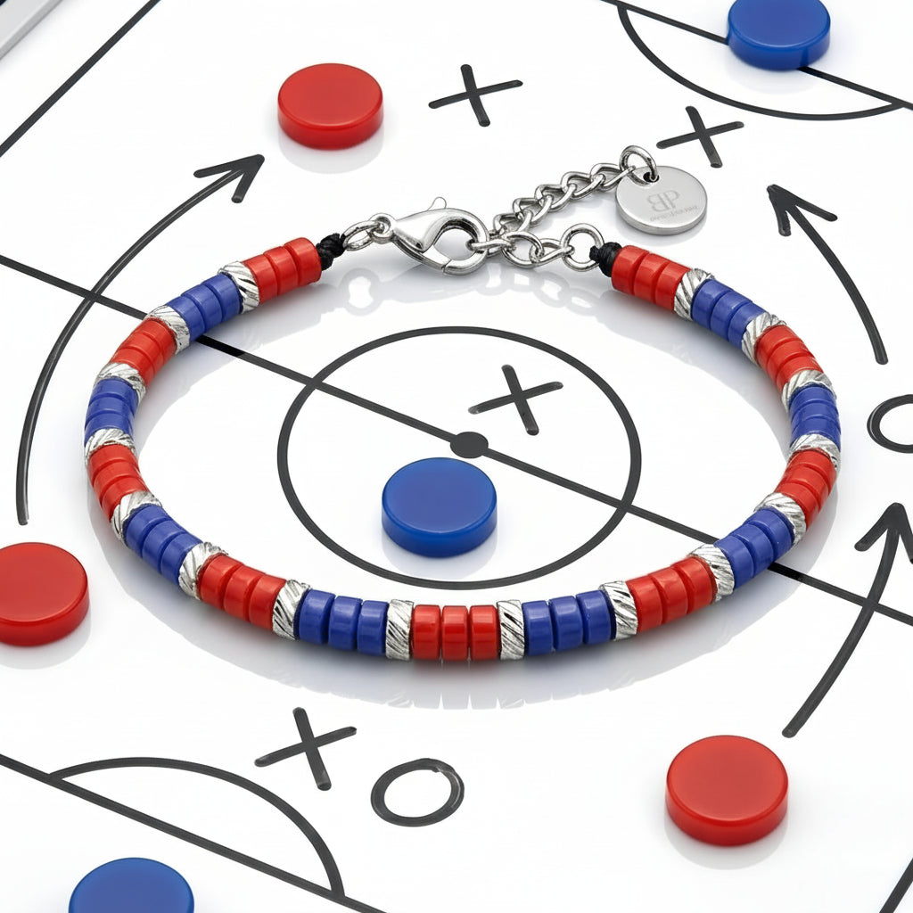 Bracciale Rosso Blu Urban Fan