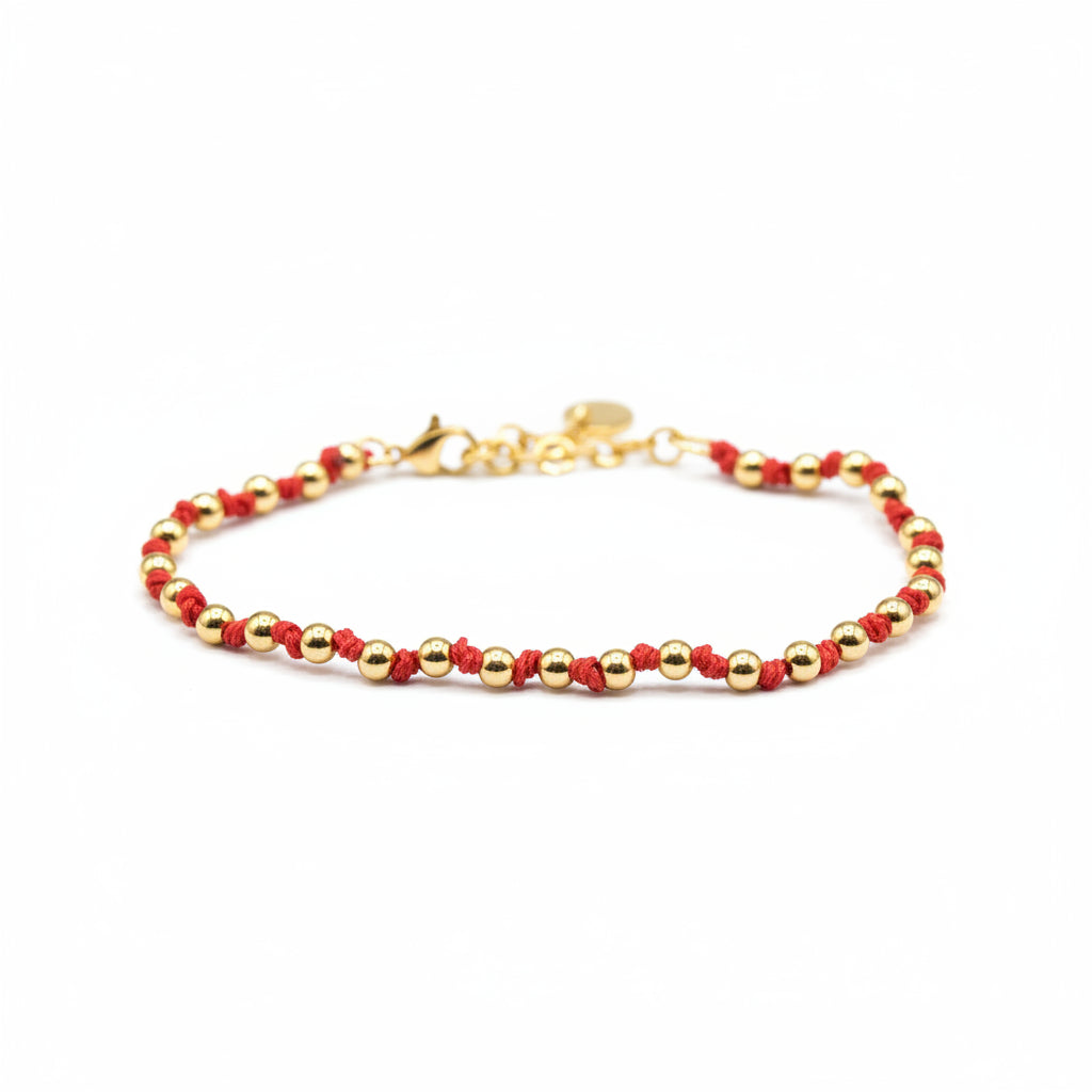 Granatapfelgold – Eleganz und Leidenschaft in einem Armband