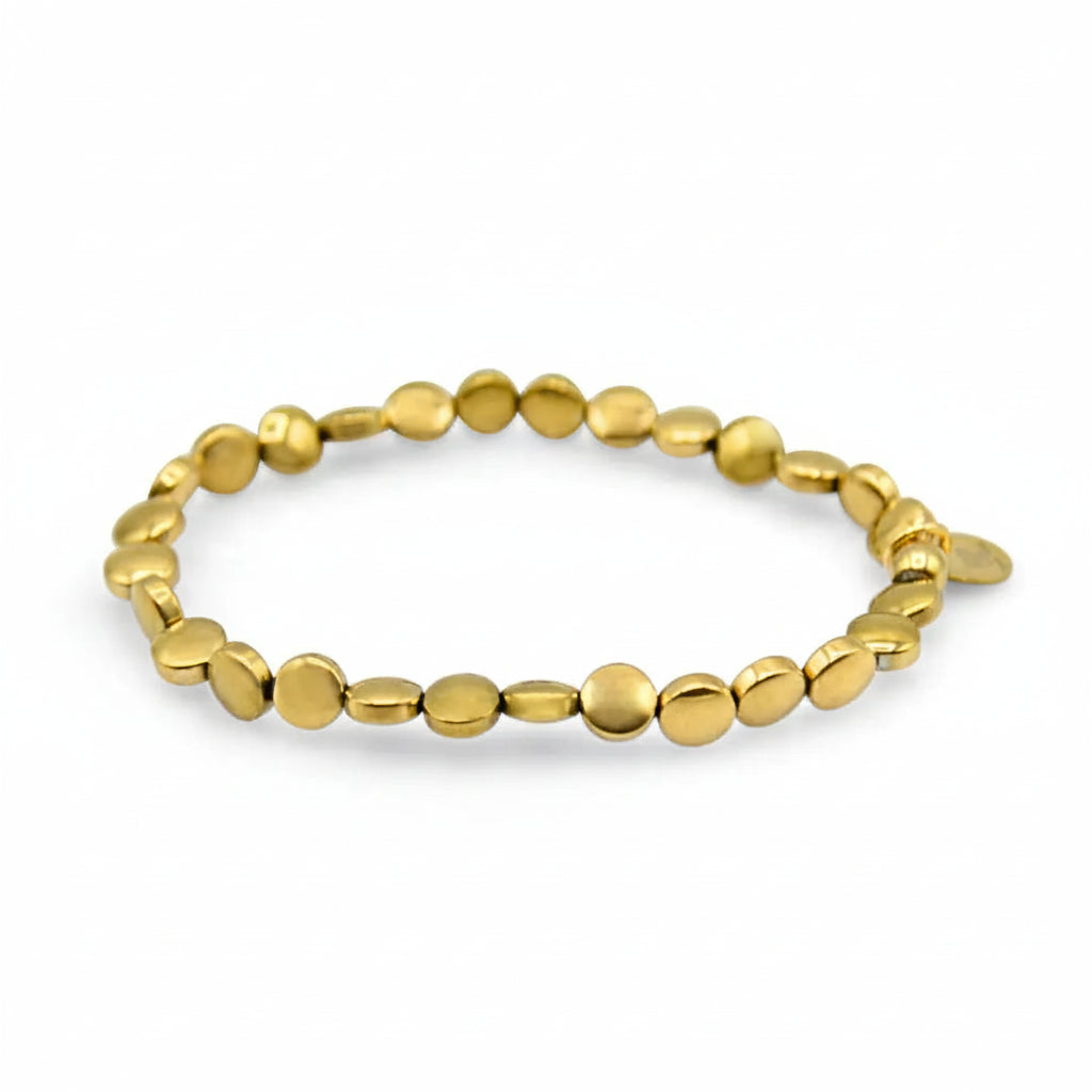 Bracciale Eris Oro Smile con Ematite da 5 mm