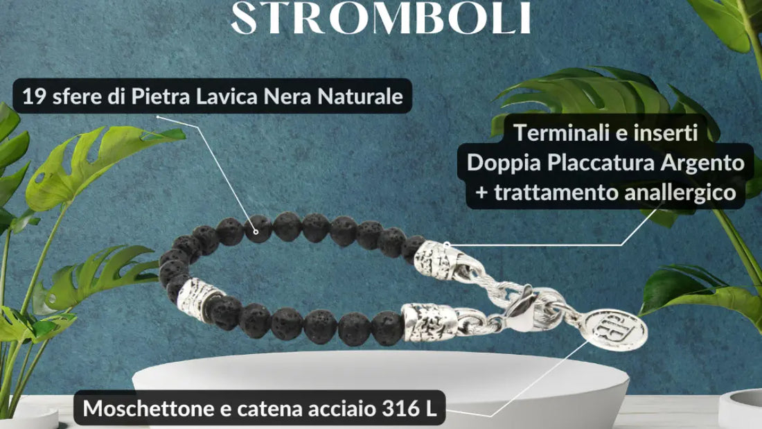 I bracciali in pietra lavica di Barbara Palermo