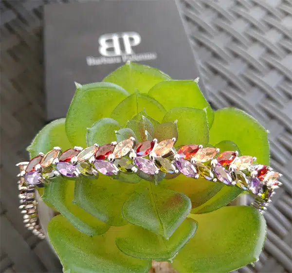 Bracciale con zirconi collazione Nasra