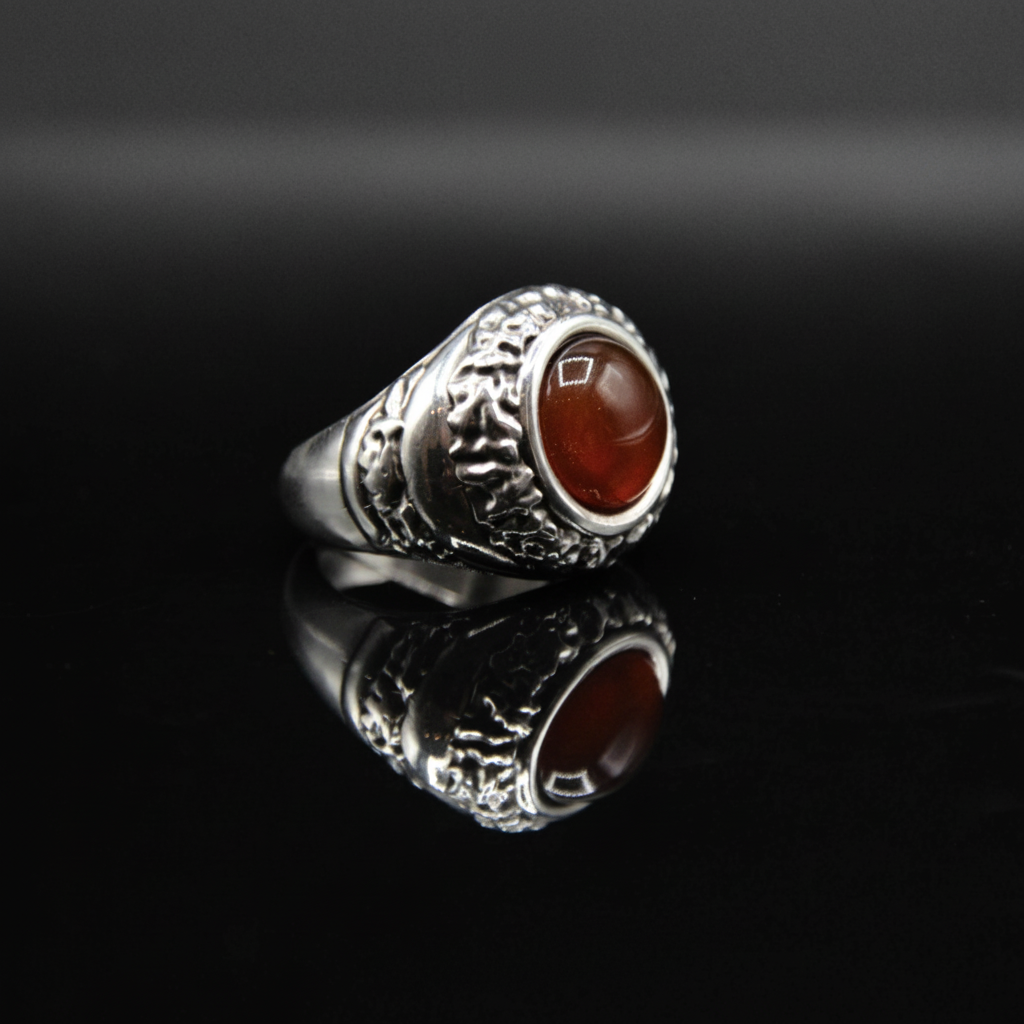 Karneol Harmonie Set: Ring &amp; Armband