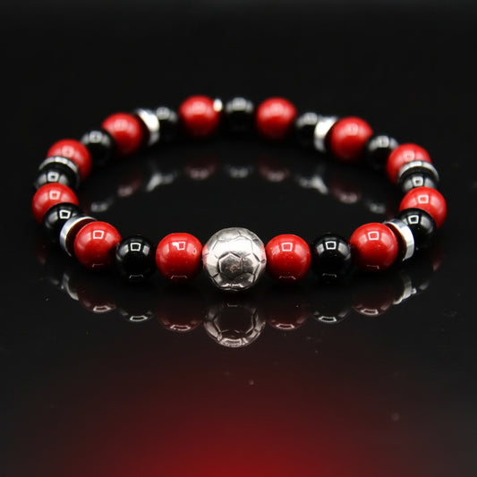 Steine: mehrfarbiges Hartsteinarmband