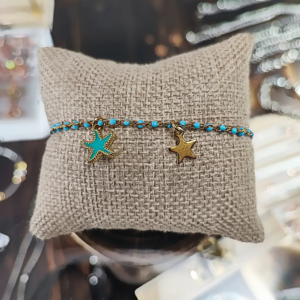 Bracciale Charm Stelle di Mare Incantate Eleganza Oceanica al Polso