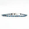 Bracciale Braid Mini 2.0 con Ematite Blu Elettrico