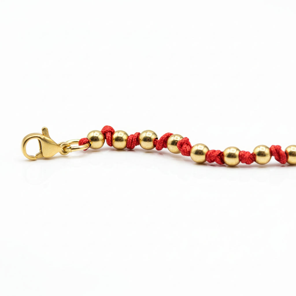 Granatapfelgold – Eleganz und Leidenschaft in einem Armband
