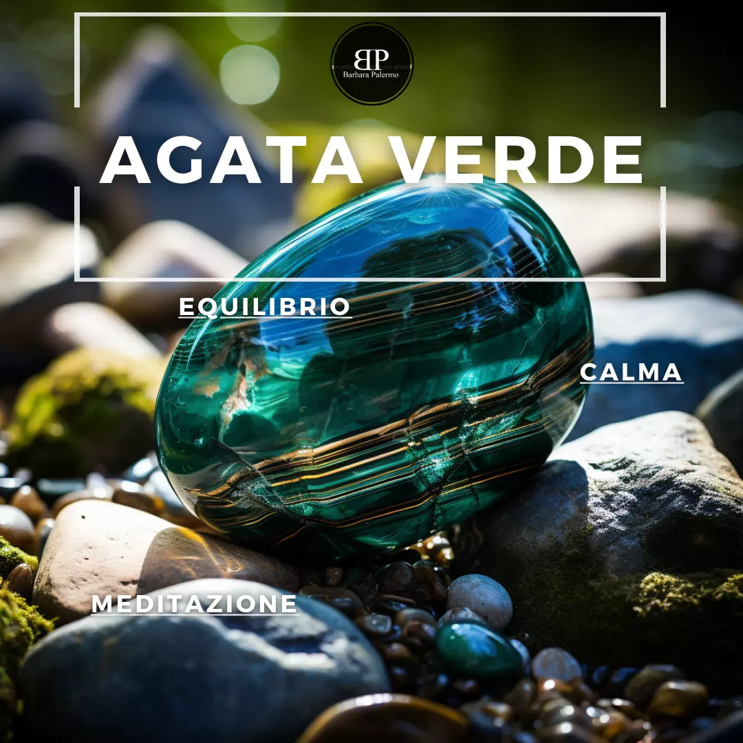 Collana agata verde Ocean Oslo Howlite Muschiato Eleganza Ineguagliabile