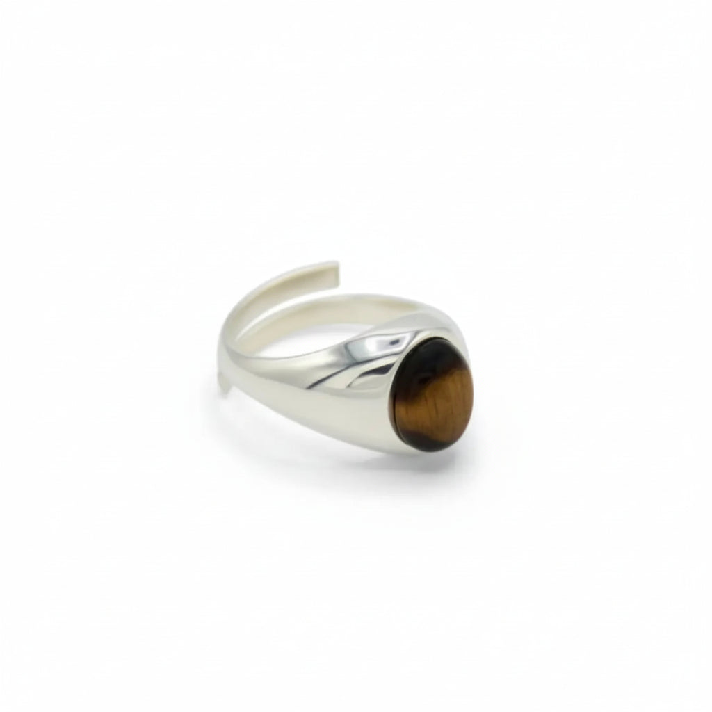 Tigerauge Eternity Ring – Kraft und Stil