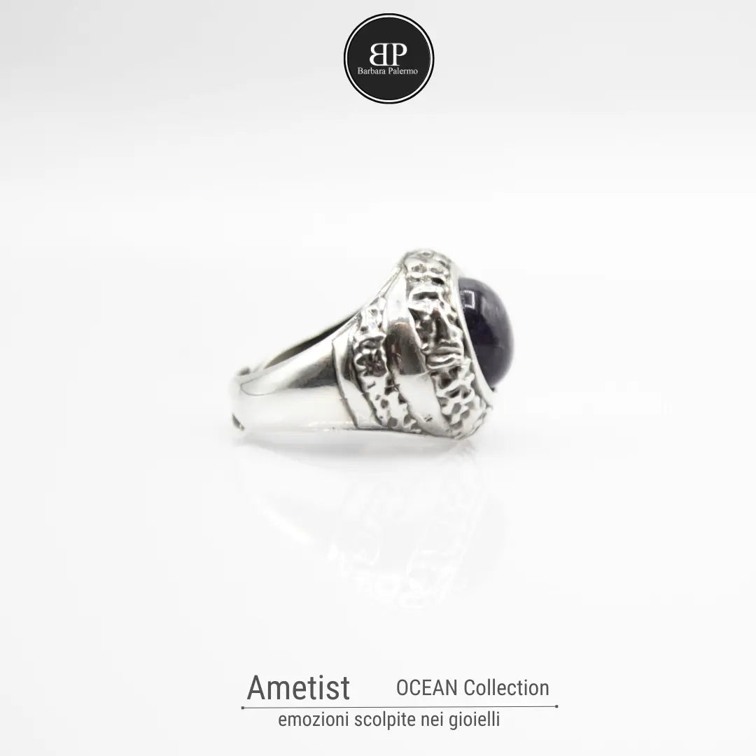 Ametista Anello Ocean Sogna in Viola con Ametist