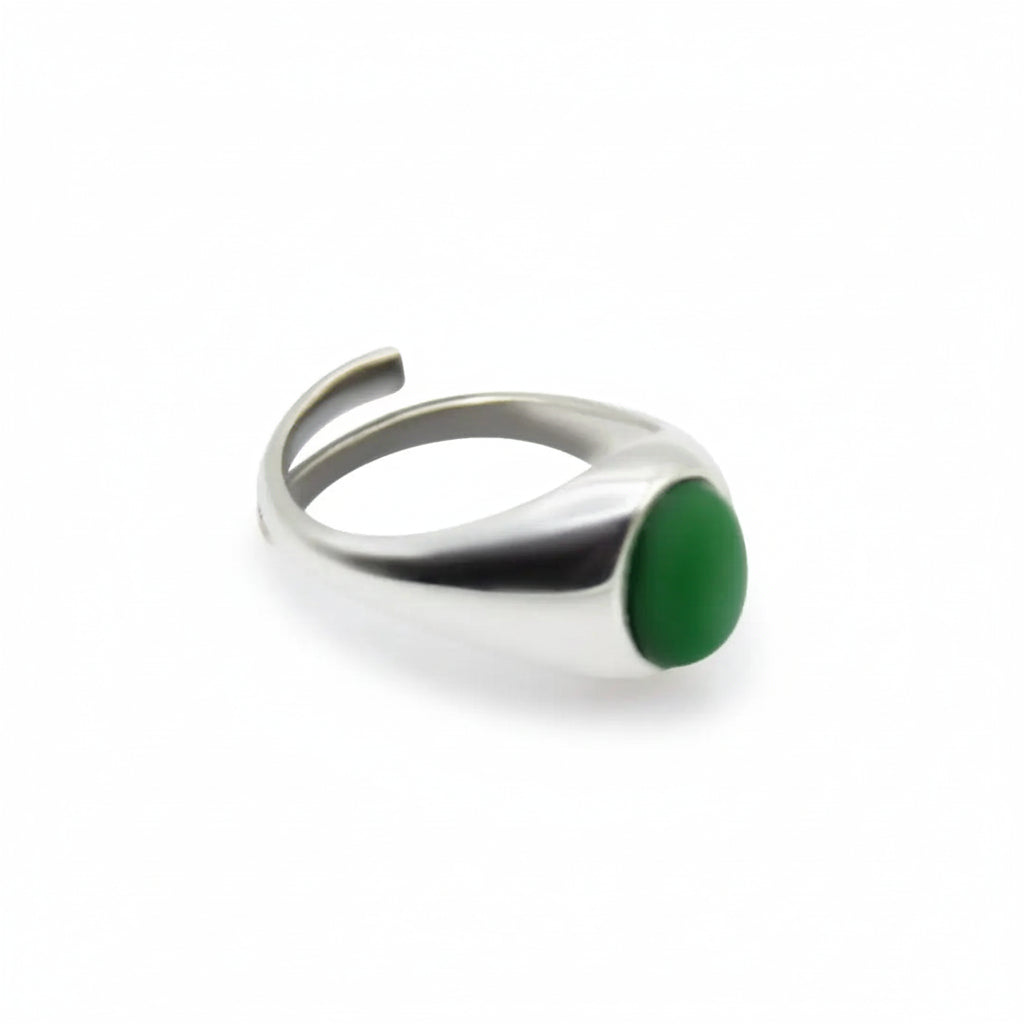 Grüner Jade Eternity Ring – Zeitlose Eleganz