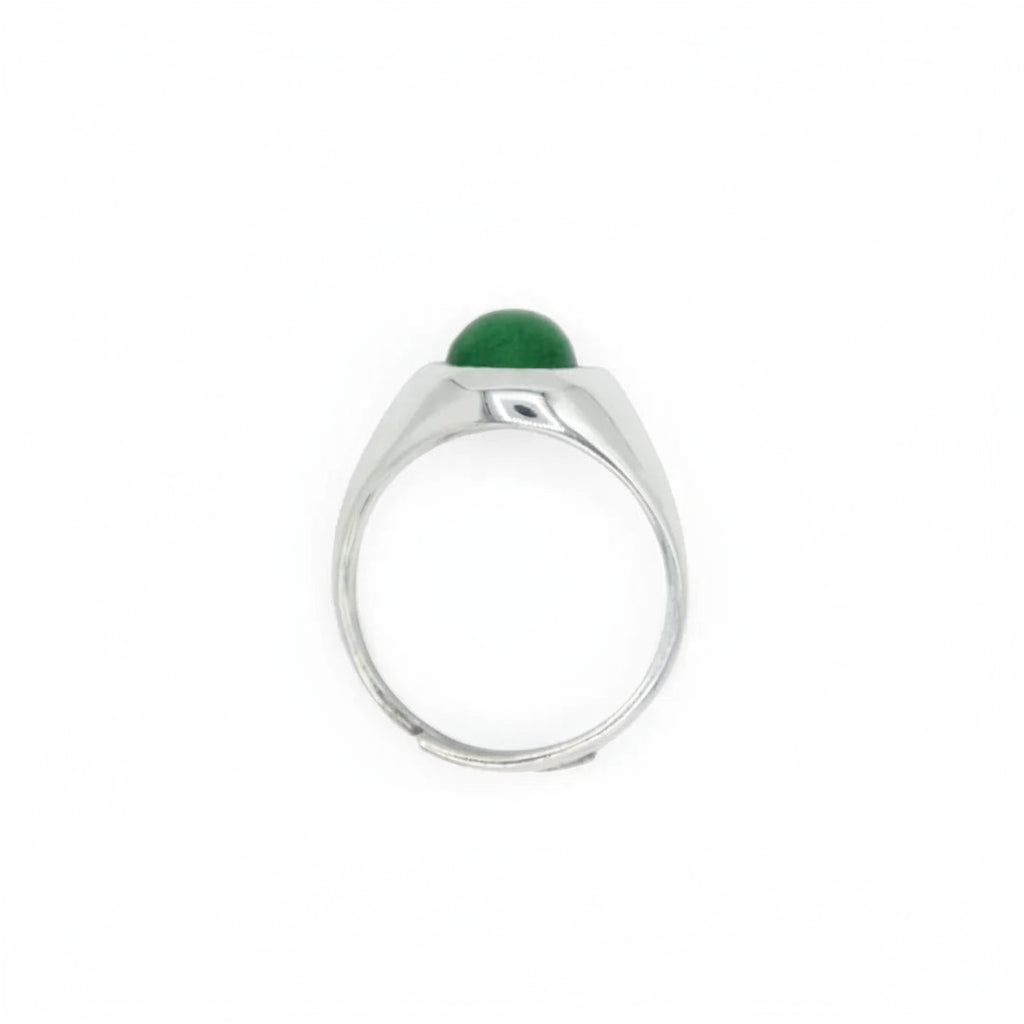 Grüner Jade Eternity Ring – Zeitlose Eleganz