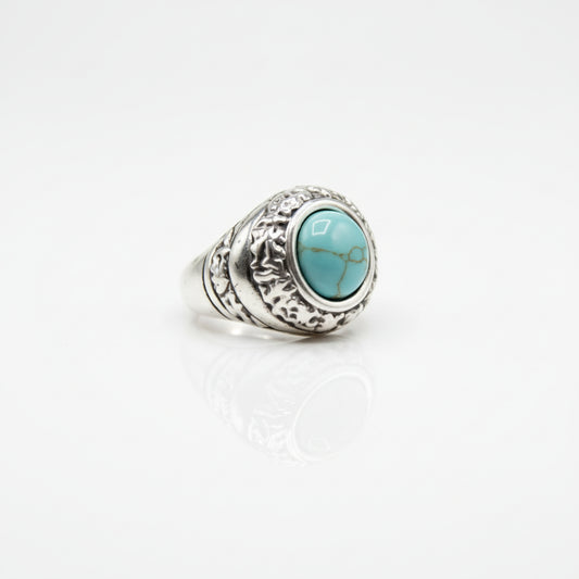 Anello Ocean con turchese Skye
