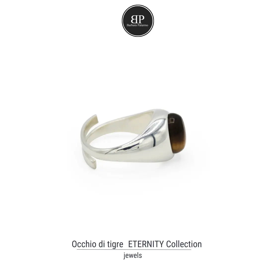 Tigerauge Eternity Ring – Kraft und Stil