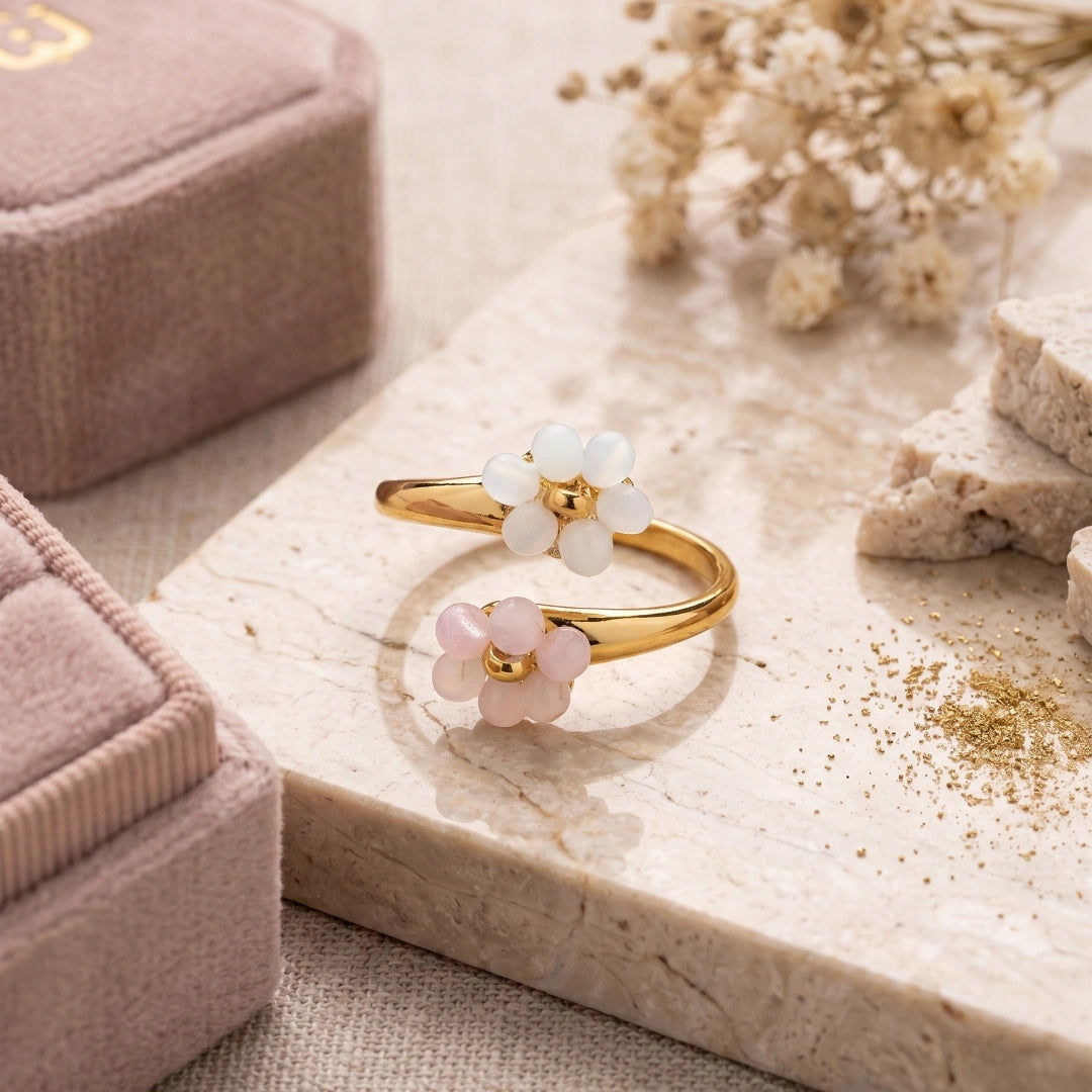 Anello Sea Coral Bloom Rosa