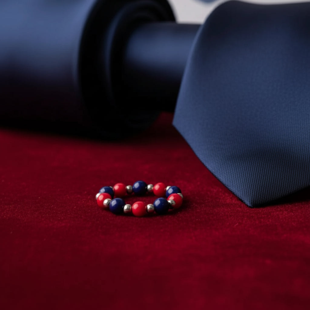 Anello Elastico Rosso Blu