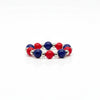 Anello Elastico Rosso Blu