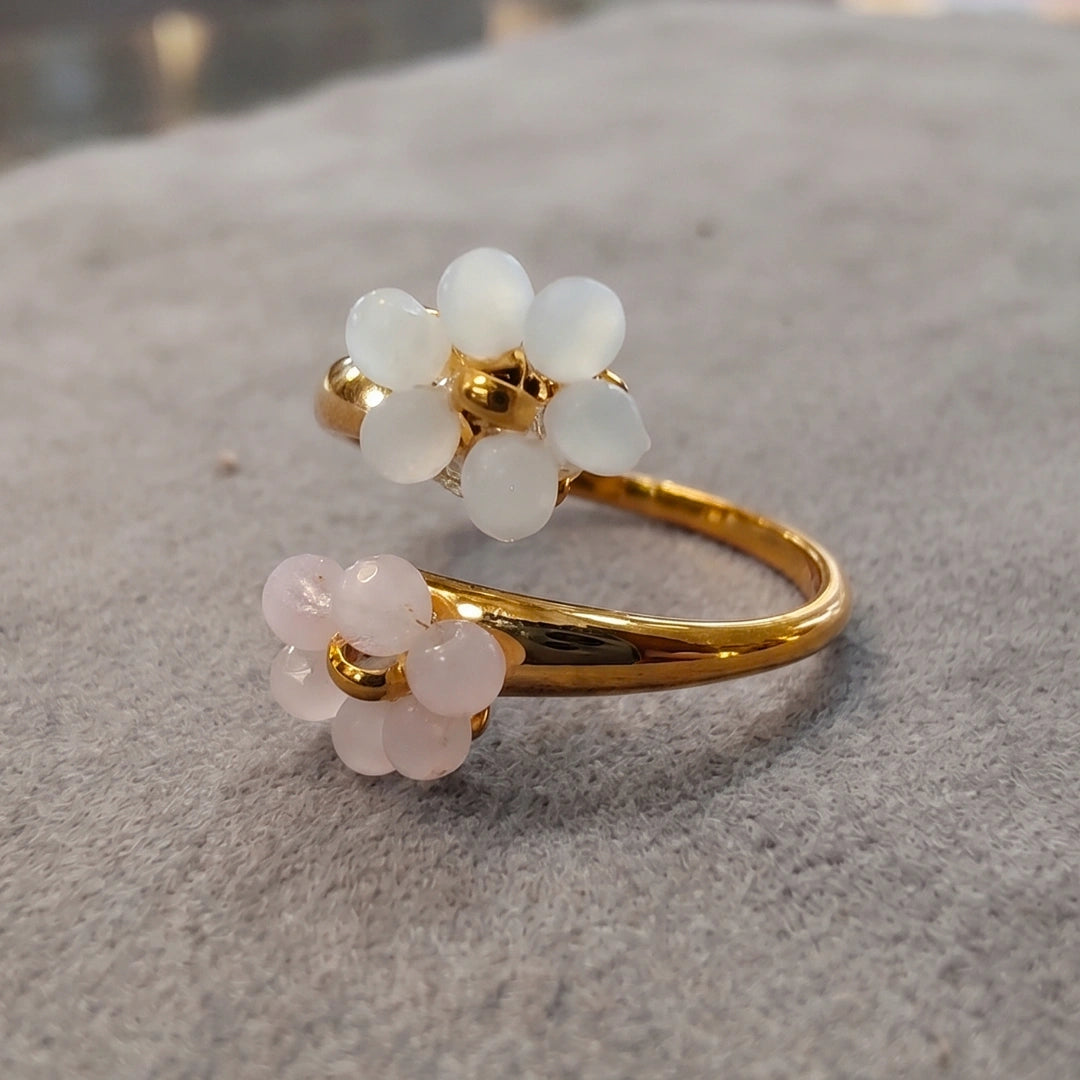 Anello Sea Coral Bloom Rosa