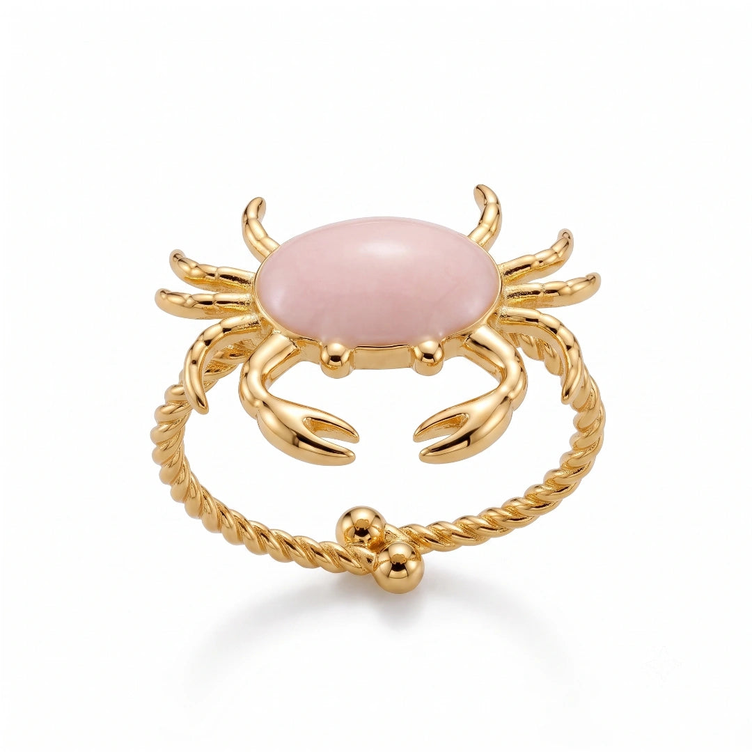 Anello Sea Granchio Rosa