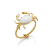 Anello Sea Granchio Bianco