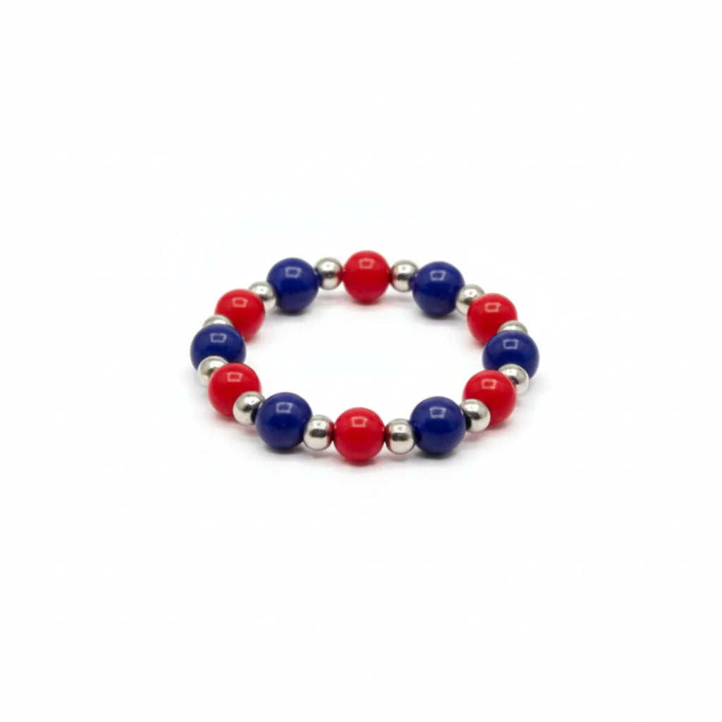 Anello Elastico Rosso Blu