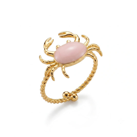 Anello Sea Granchio Rosa