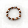 Anello elastico con Ematite Terracotta