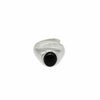 Eternity – Siegelring mit schwarzem Onyx-Cabochon: Klassischer Stil, moderne Raffinesse
