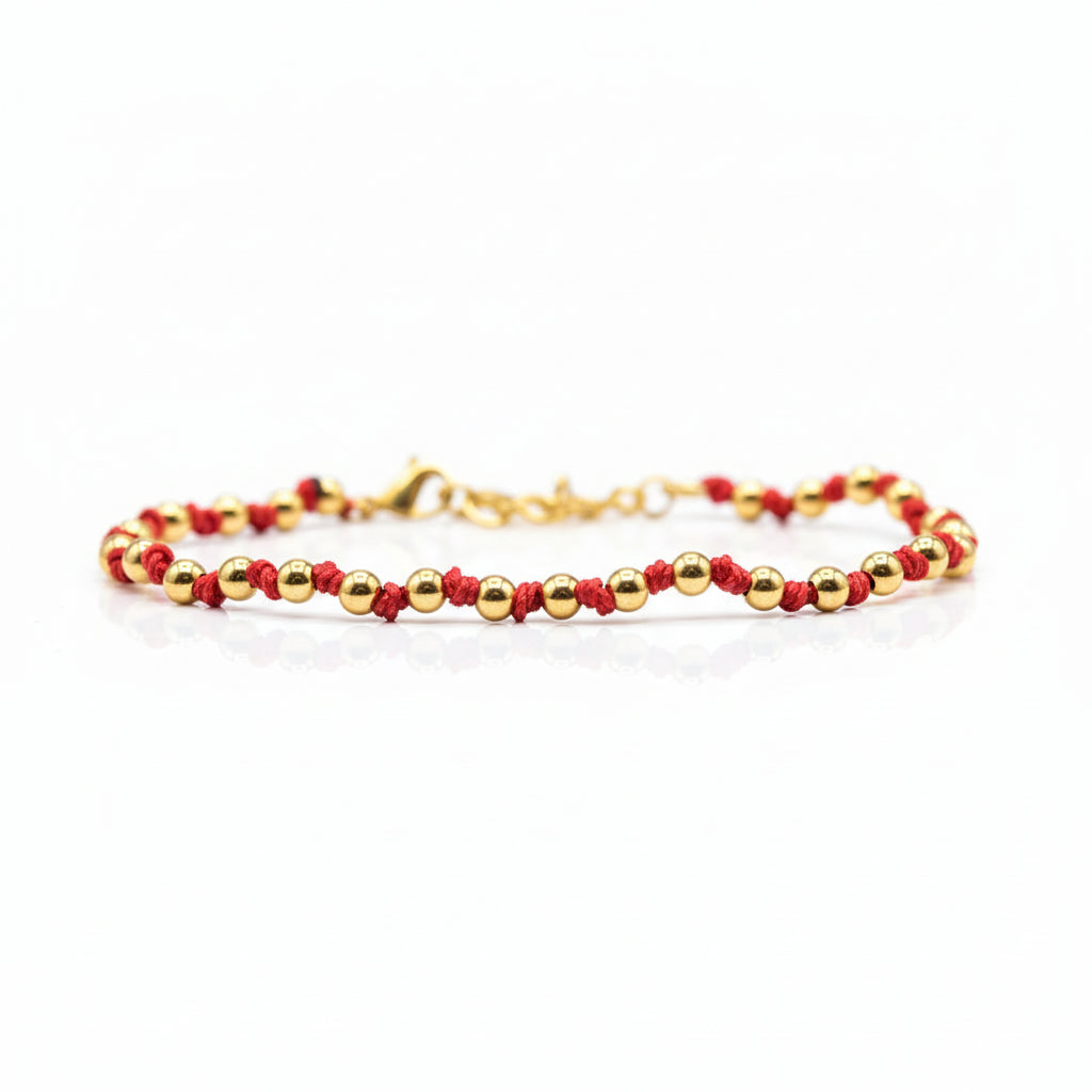 Granatapfelgold – Eleganz und Leidenschaft in einem Armband
