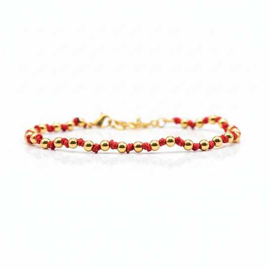 Granatapfelgold – Eleganz und Leidenschaft in einem Armband