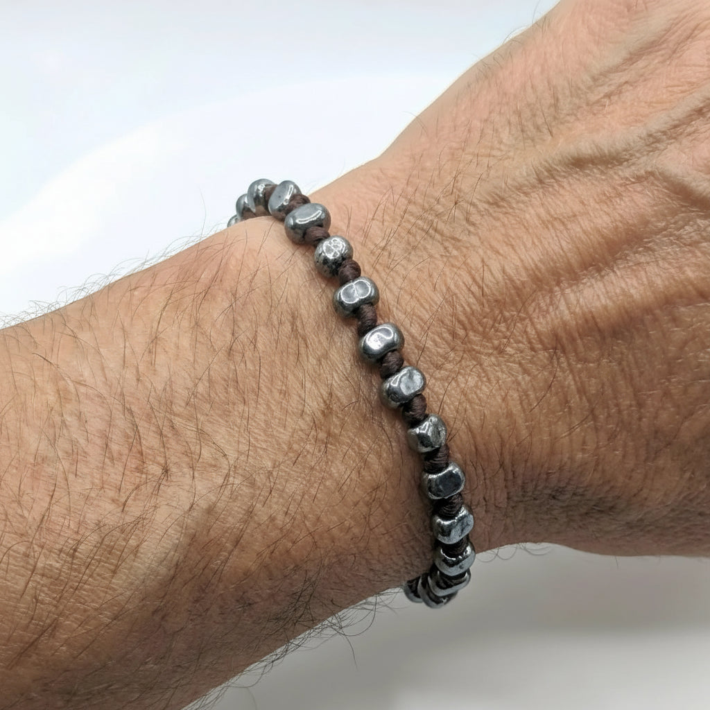 BRACCIALE LUMINEX MARRONE SCURO