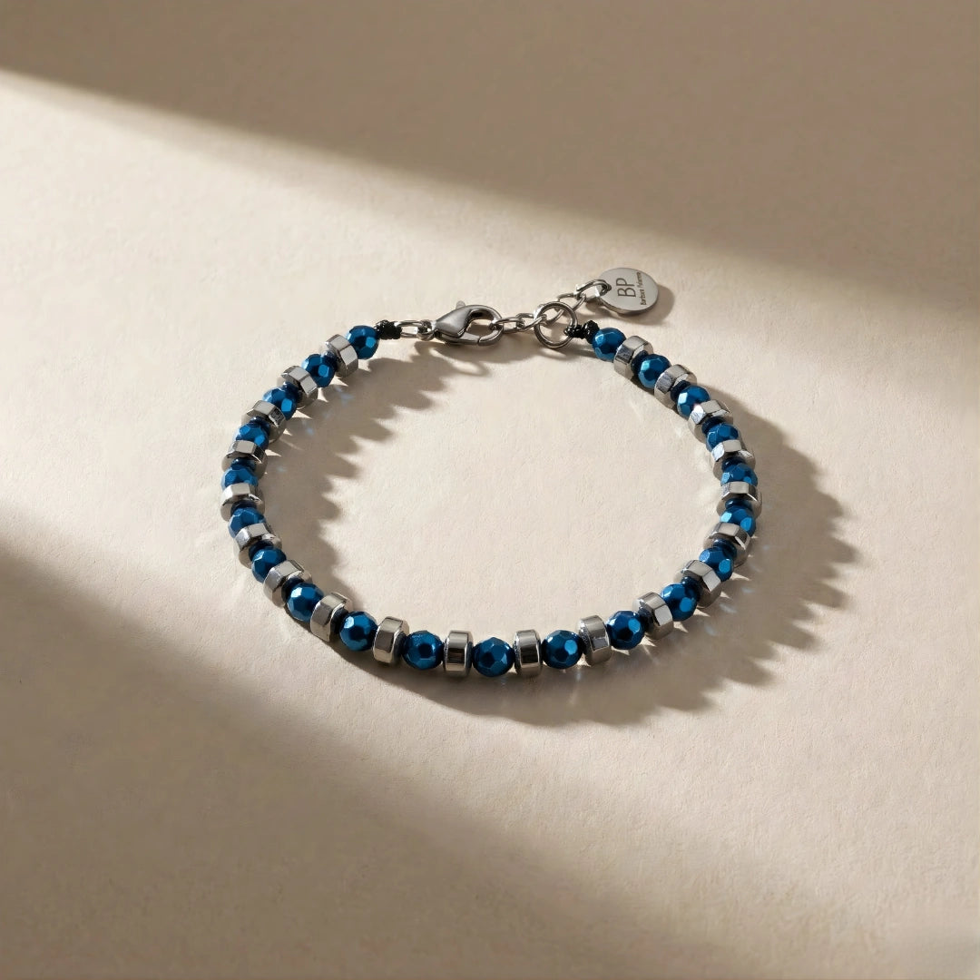 Bracciale Cromalux Blu lucido