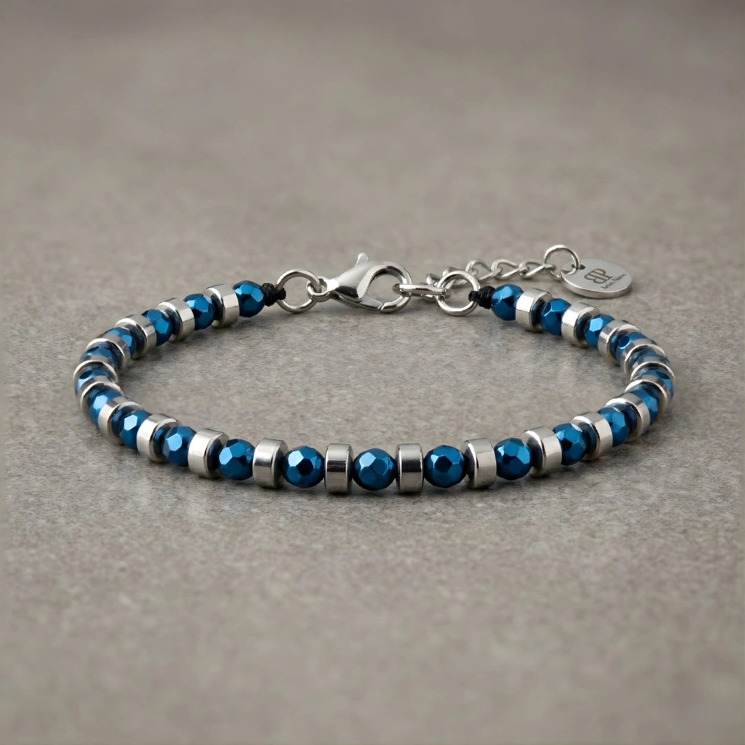 Bracciale Cromalux Blu lucido