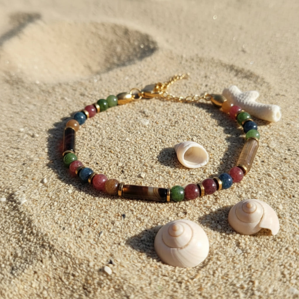 Indisches Achat-Halsband