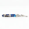 Bracciale Ossidiana Agata blu Ematite Argento Ocean Miami