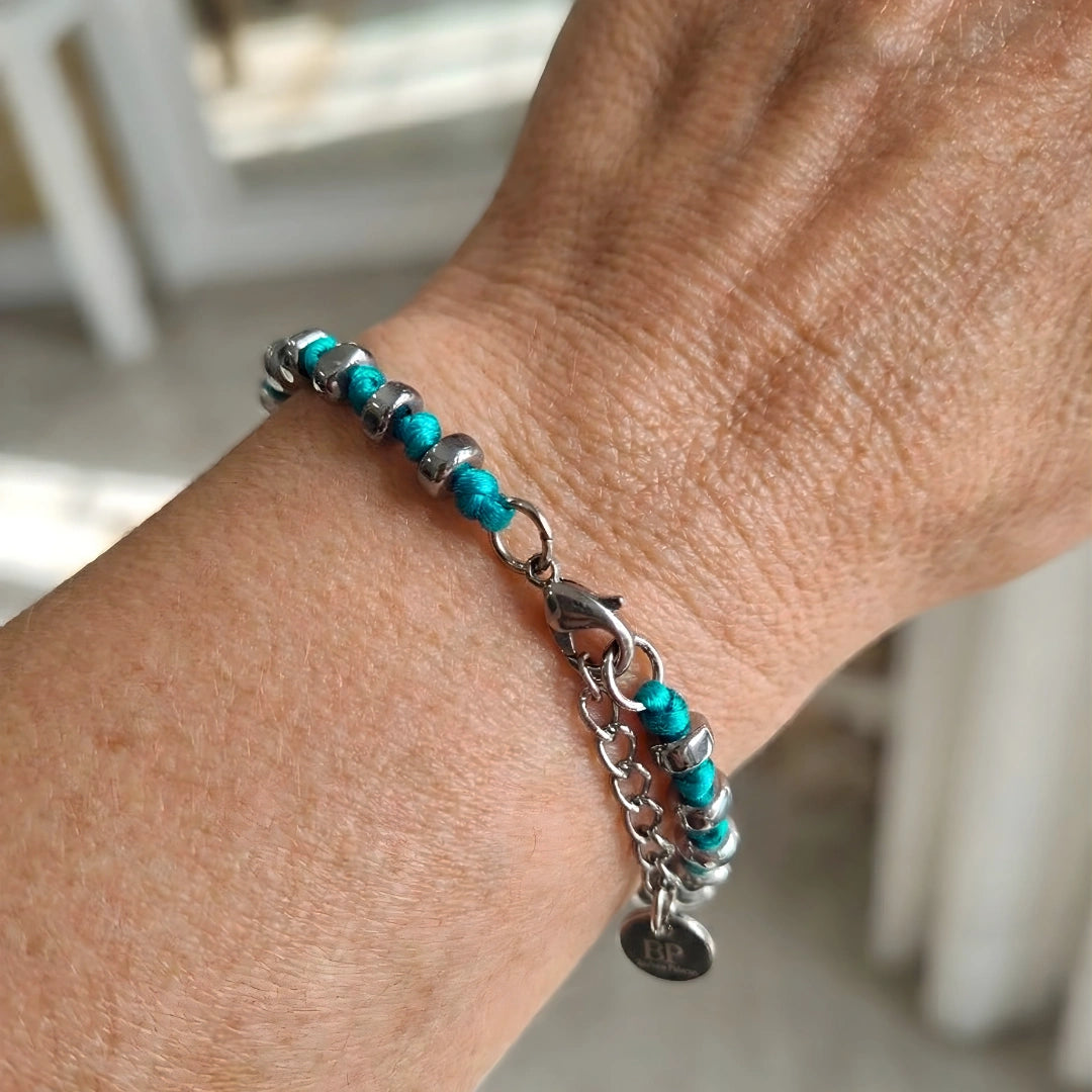 Bracciale Luminex Turchese Marino