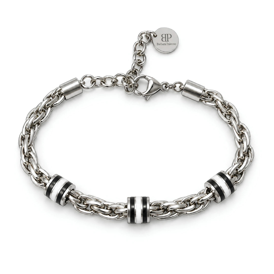 Steine: mehrfarbiges Hartsteinarmband