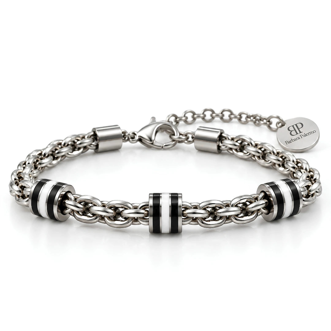 Steine: mehrfarbiges Hartsteinarmband