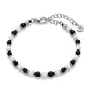 Bracciale Bianco Nero Tifosi in Agata e Onice