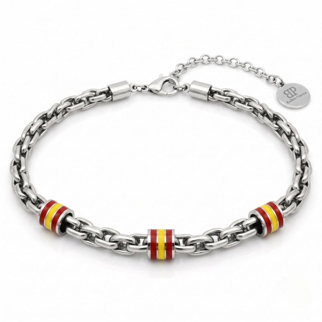 Steine: mehrfarbiges Hartsteinarmband