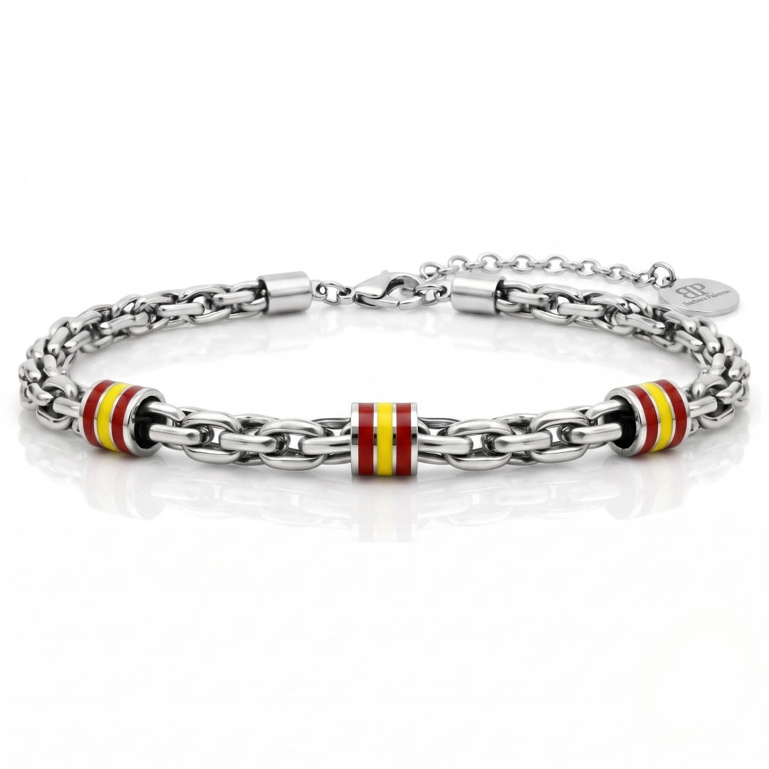 Steine: mehrfarbiges Hartsteinarmband