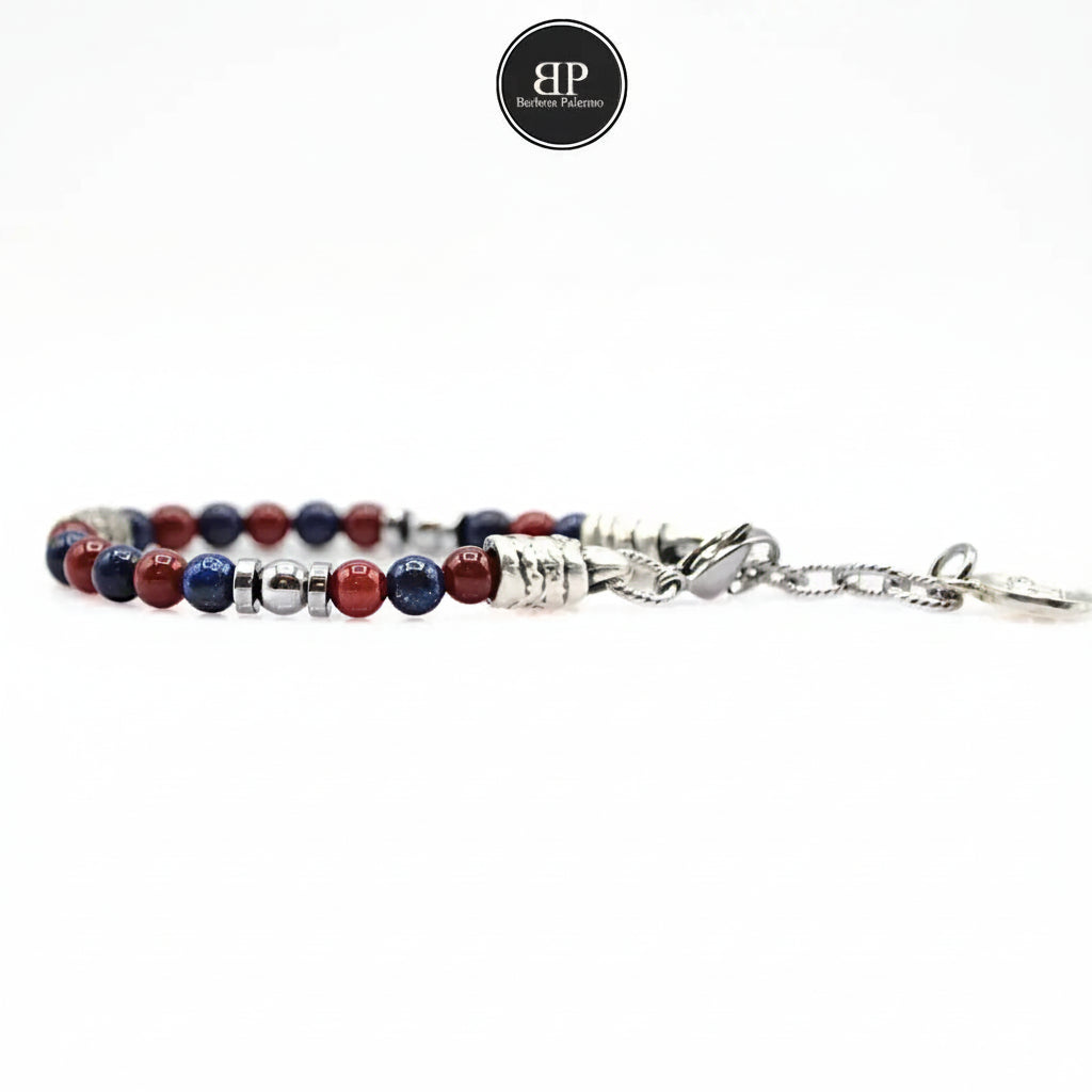 Steine: mehrfarbiges Hartsteinarmband