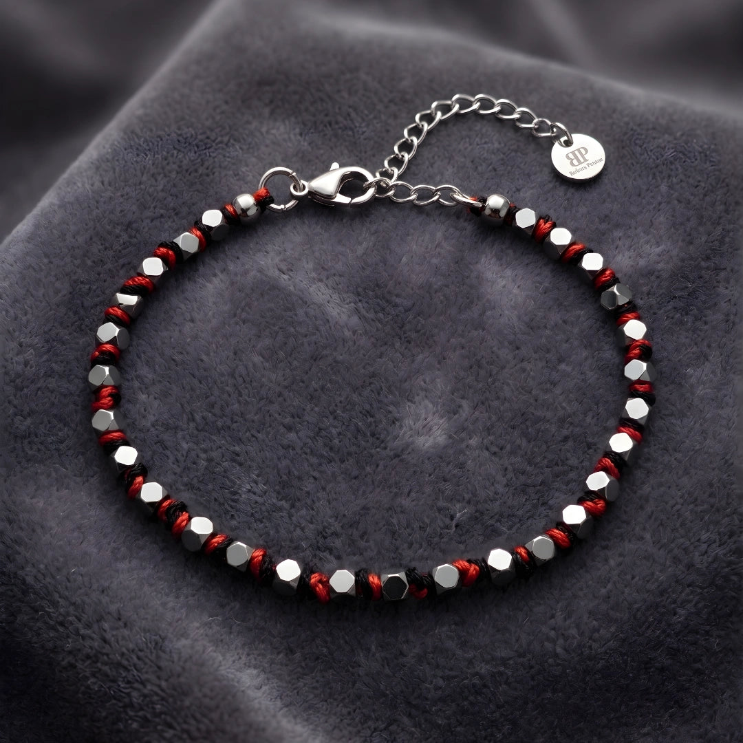 Steine: mehrfarbiges Hartsteinarmband