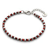 Steine: mehrfarbiges Hartsteinarmband