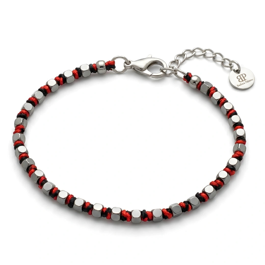 Steine: mehrfarbiges Hartsteinarmband