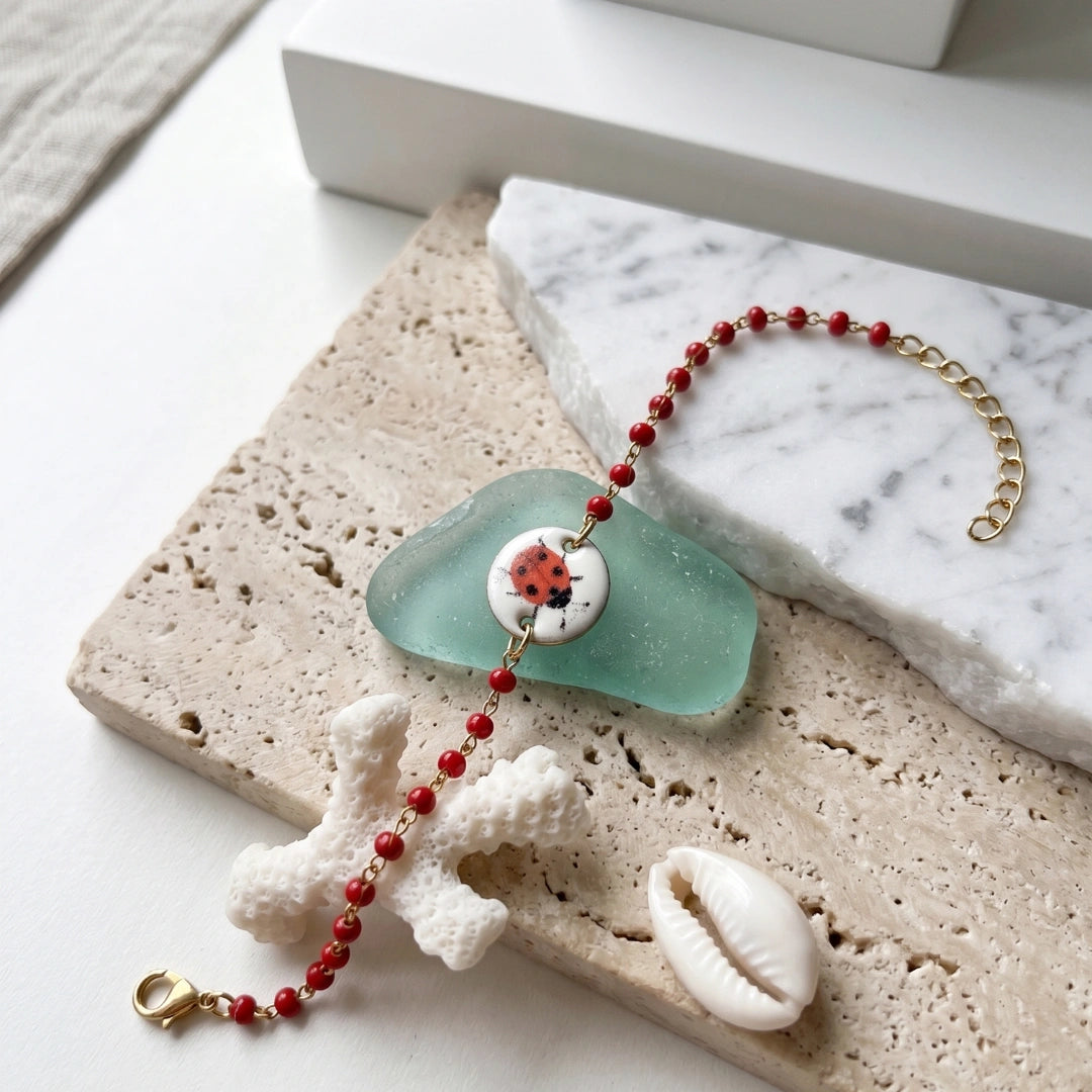 Bracciale Sea Coccinella Portafortuna