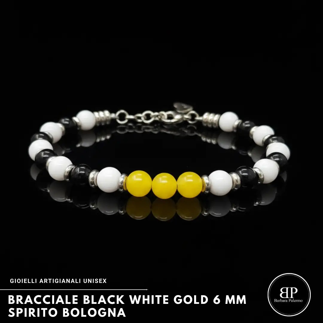 Armband Black White Gold – Spirito Bologna