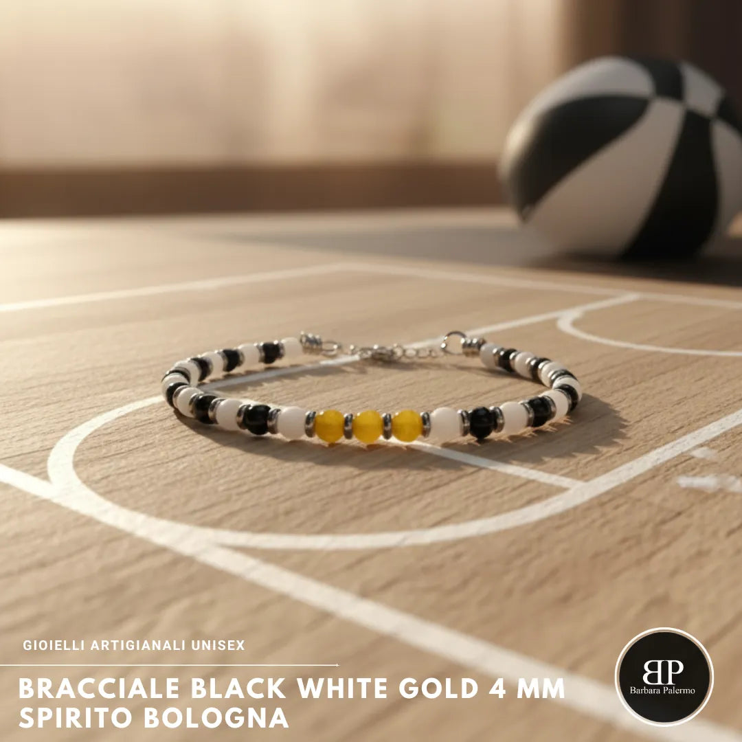 Armband Black White Gold – Spirito Bologna