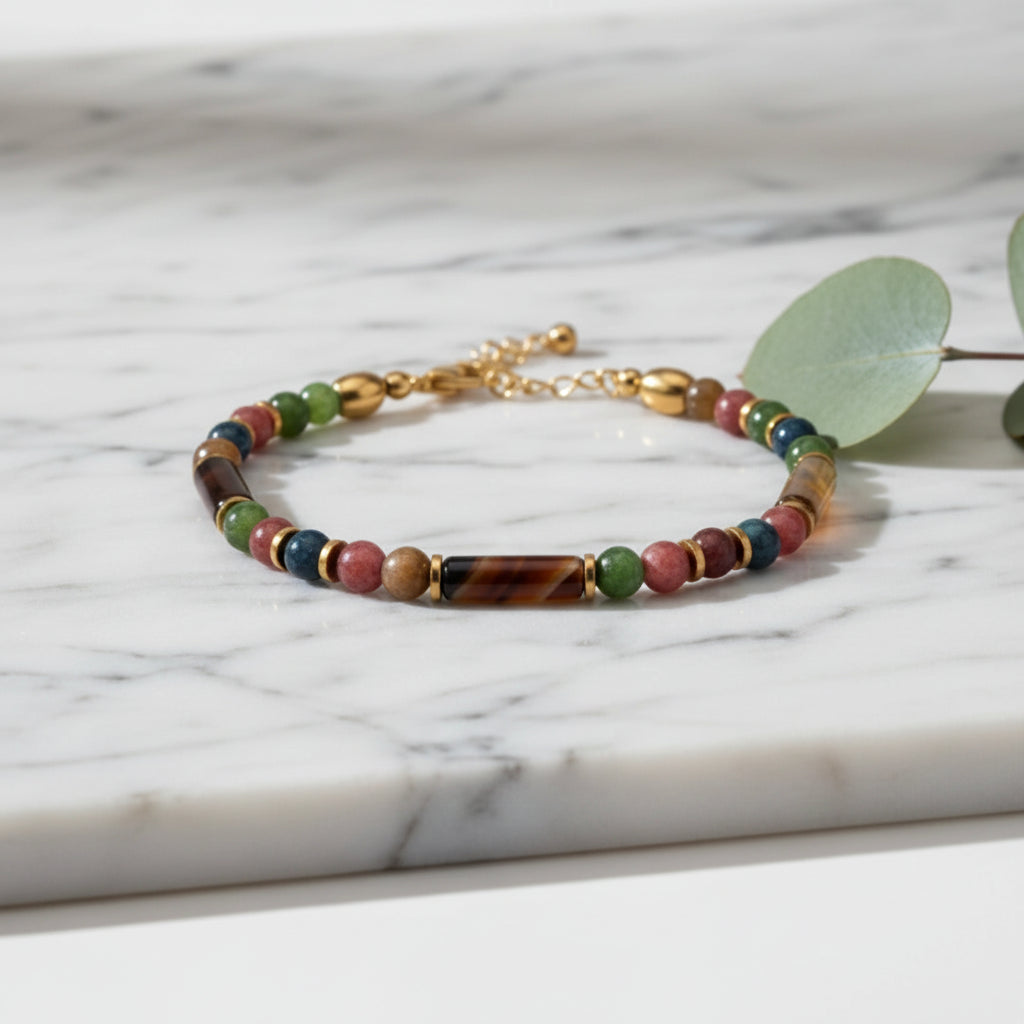Indisches Achat-Halsband