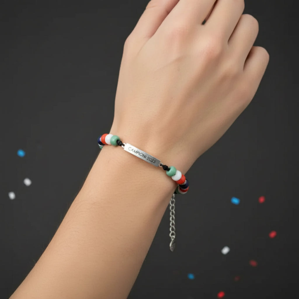 Bracciale Rosso Blu 04 – Edizione Speciale Coppa Italia 2025