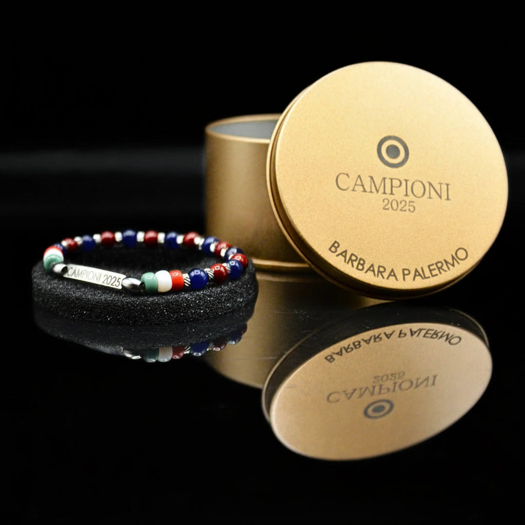 Bracciale Campioni 01  rosso blu Coppa Italia 2025